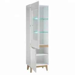 Mørteens Vitrine Tenabo - Blanc mat / Chêne à nœuds -loftscape Boutique 1000174303 191004 12413000005 DETAILS P000000001000174303