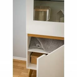 Mørteens Vitrine Tenabo - Blanc mat / Chêne à nœuds -loftscape Boutique 1000174303 200715 06263400013 DETAILS P000000001000174303