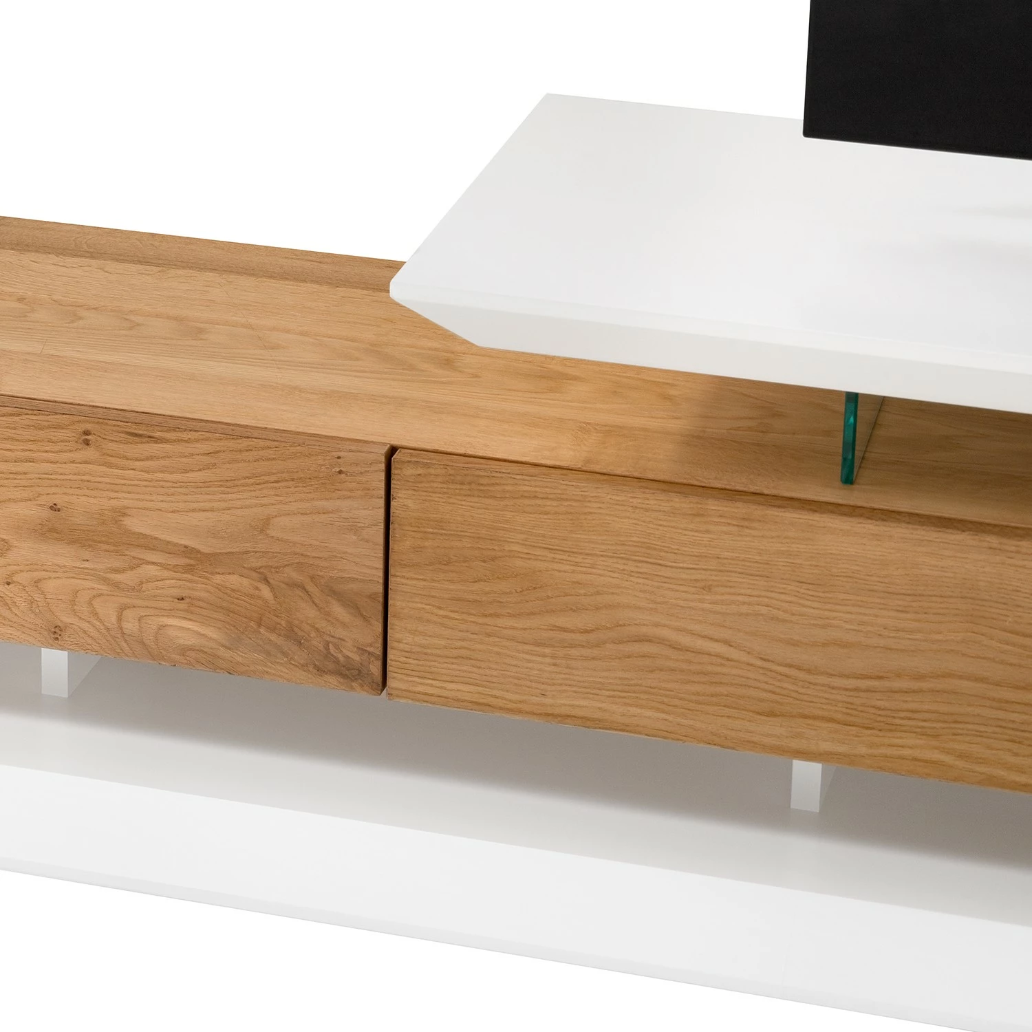 Fredriks Meuble TV Hensies - Blanc mat / Chêne à nœuds 16 Fredriks Meuble TV Hensies - Blanc mat / Chêne à nœuds – Image 14