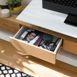 Fredriks Meuble TV Hensies - Blanc mat / Chêne à nœuds 27 Fredriks Meuble TV Hensies - Blanc mat / Chêne à nœuds -loftscape Boutique 1000174305 200117 07244800006 DETAILS P000000001000174305