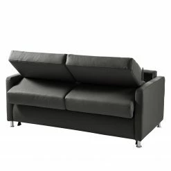 Fredriks Canapé convertible Lierde I - Cuir véritable - Anthracite - Largeur : 155 cm - Avec accoudoirs -loftscape Boutique 1000174378 190731 13420900473 DETAILS P000000001000174378