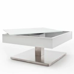 Fredriks Table basse Zenda - Blanc / Argenté -loftscape Boutique 1000174642 191008 10381300002 DETAILS P000000001000174642