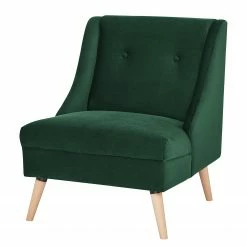 Mørteens Fauteuil Buxin I - Velours - Vert vieilli