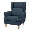Maison Belfort Fauteuil bergère Boddin I - Tissu - Bleu jean -loftscape Boutique 1000174649 190912 12582500067 IMAGE P000000001000174649