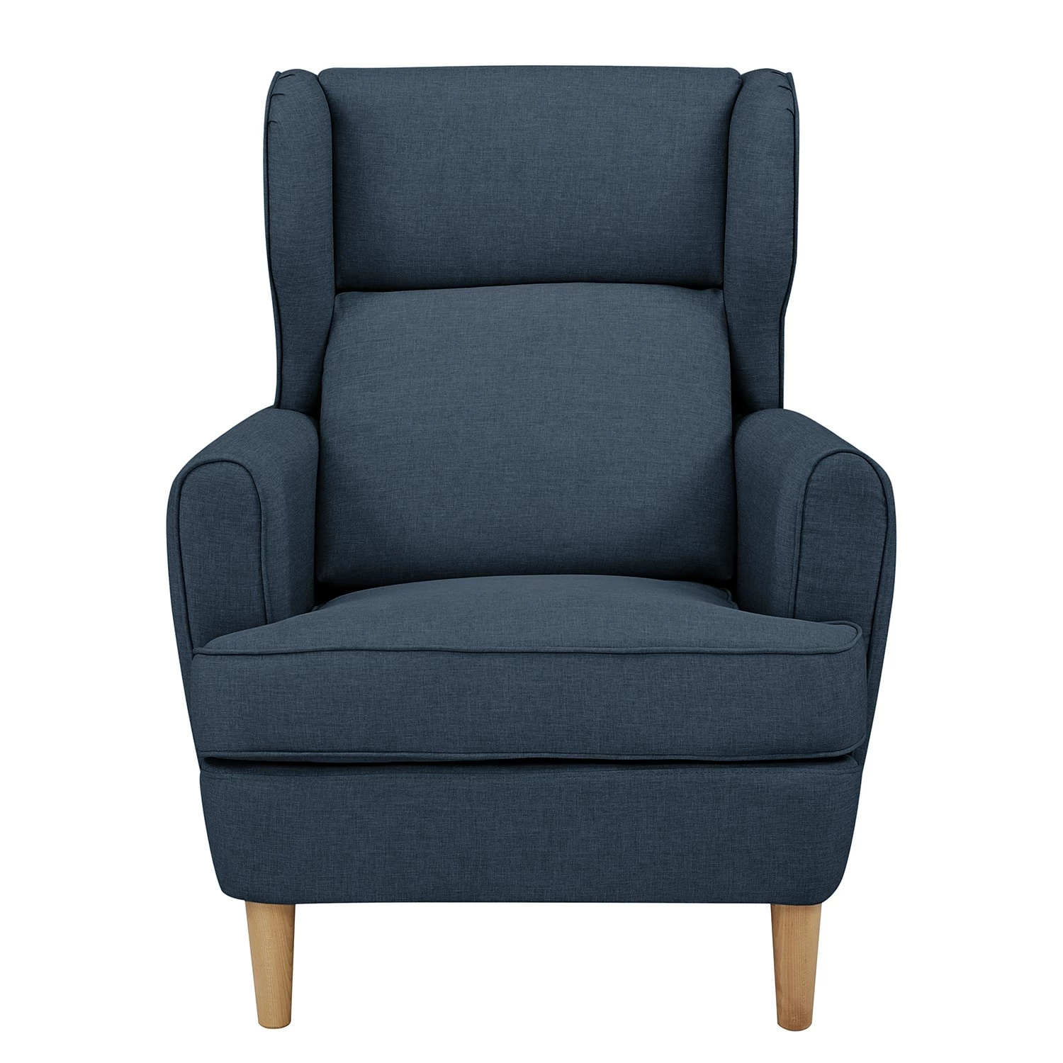 Maison Belfort Fauteuil bergère Boddin I - Tissu - Bleu jean 6 Maison Belfort Fauteuil bergère Boddin I - Tissu - Bleu jean – Image 4