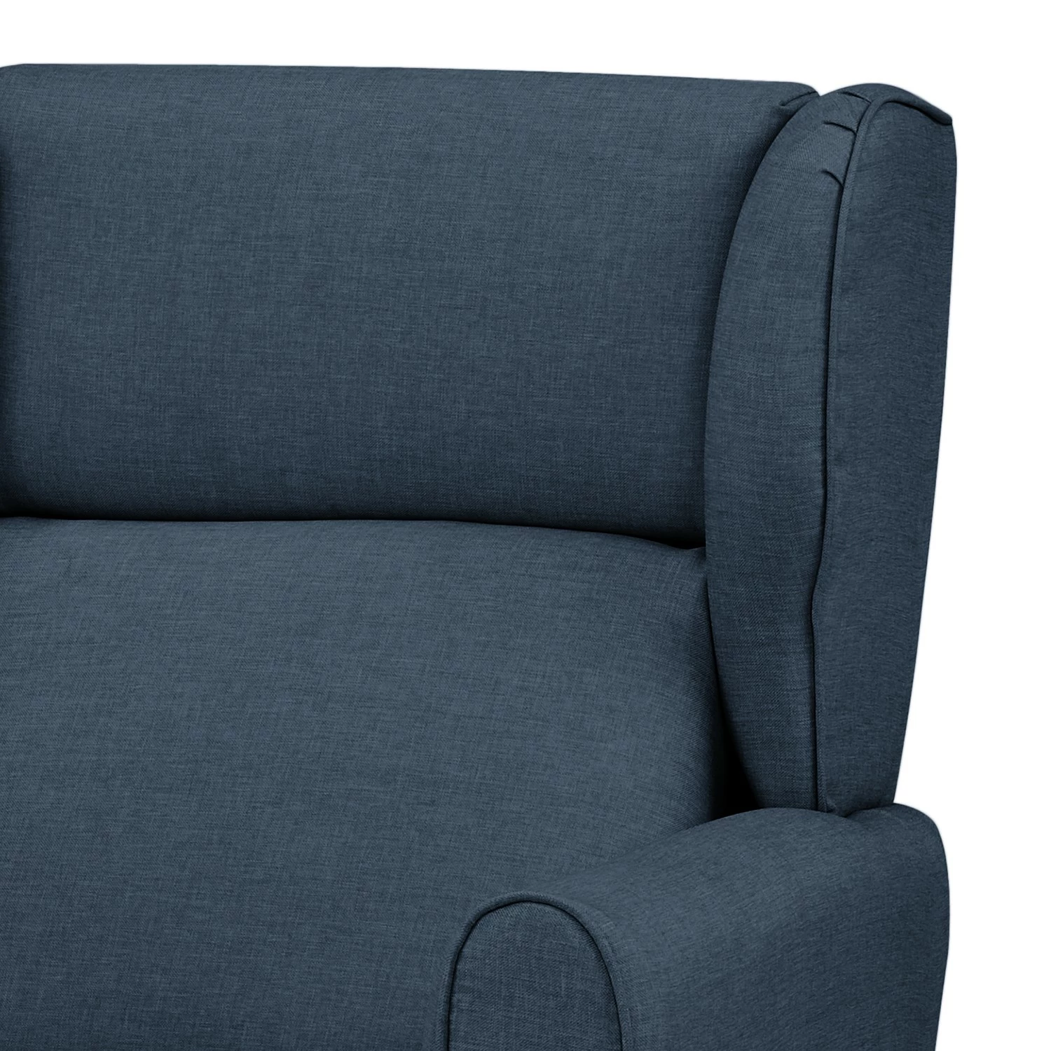 Maison Belfort Fauteuil bergère Boddin I - Tissu - Bleu jean 9 Maison Belfort Fauteuil bergère Boddin I - Tissu - Bleu jean – Image 7