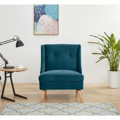 Mørteens Fauteuil Buxin I - Velours - Bleu foncé -loftscape Boutique 1000174669 190912 12583000277 MOOD DETAILS P000000001000174669 mood