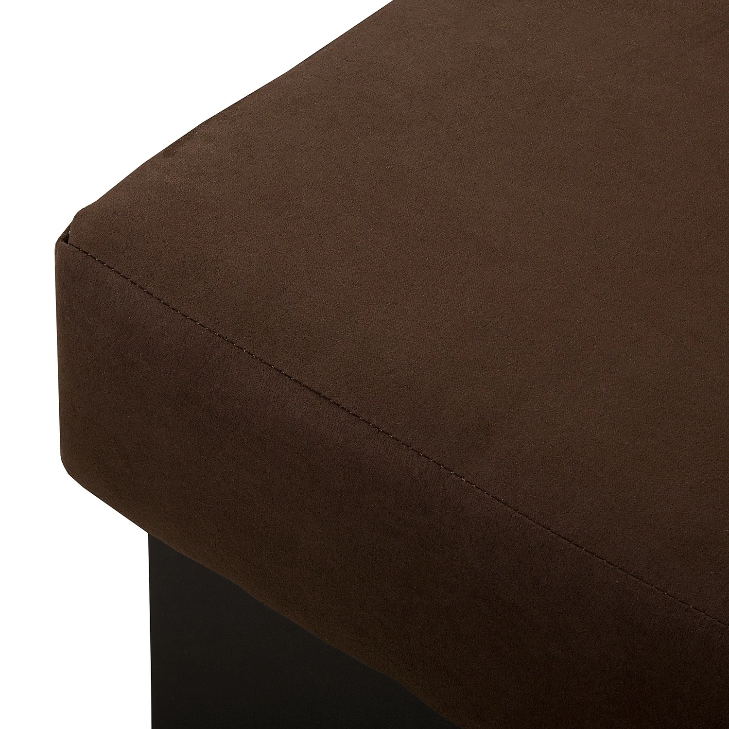 Fredriks Canapé d’angle Kardinya - Imitation cuir / Microfibre - Marron foncé - Méridienne courte à droite (vue de face) 16 Fredriks Canapé d’angle Kardinya - Imitation cuir / Microfibre - Marron foncé - Méridienne courte à droite (vue de face) – Image 14