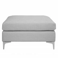 Ridgevalley Repose-pieds Wiers - Tissu - Gris clair