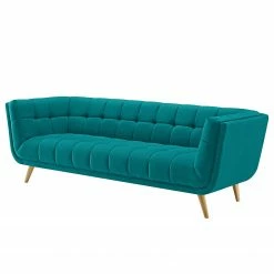 Mørteens Canapé Cameta (3 places) - Tissu - Turquoise