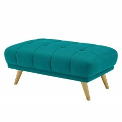 Mørteens Repose-pieds Cameta - Tissu - Turquoise