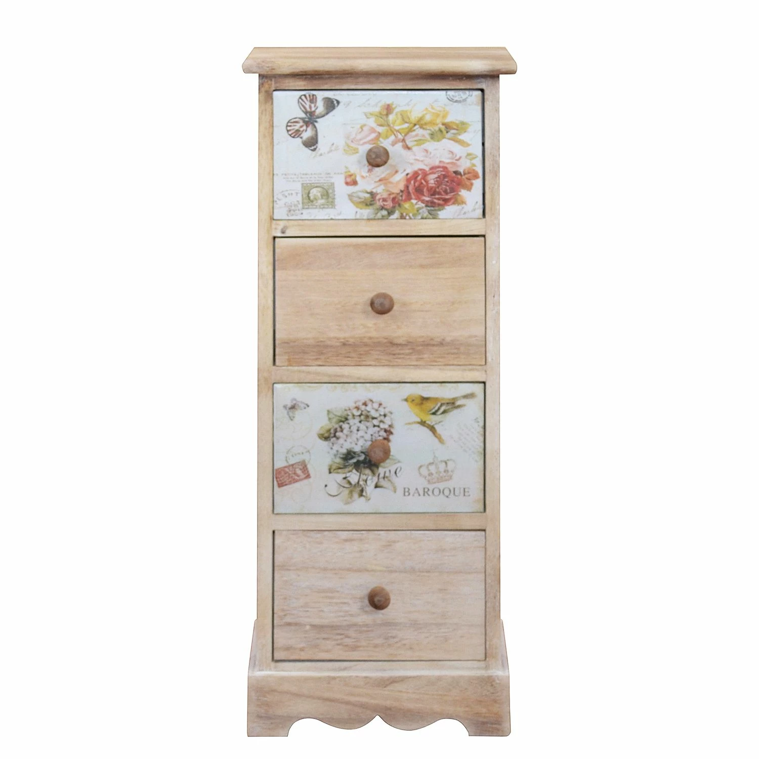 Ridgevalley Commode Skjern - Partiellement en paulownia massif - Beige chaud - Hauteur : 77 cm 3 Ridgevalley Commode Skjern - Partiellement en paulownia massif - Beige chaud - Hauteur : 77 cm