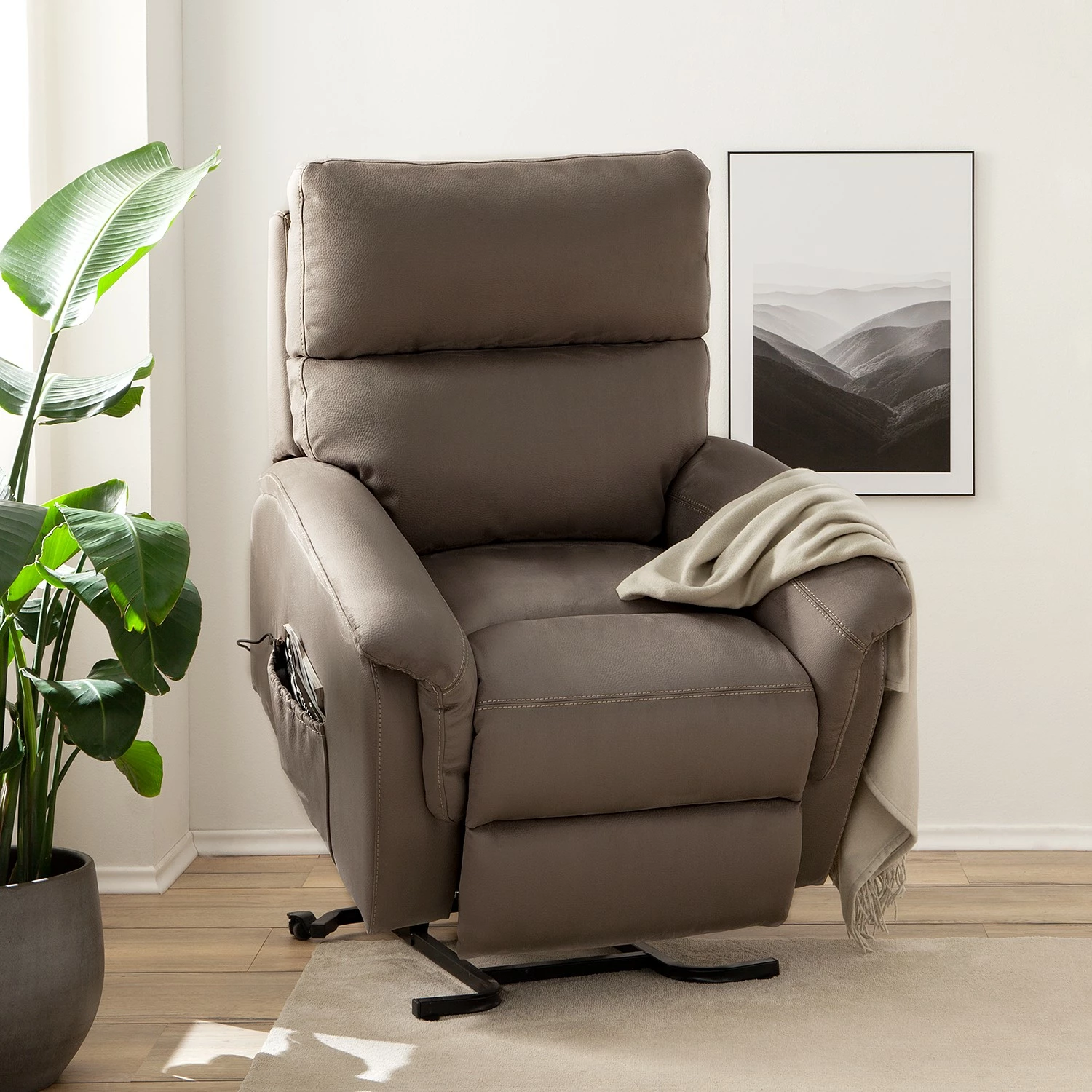 Modoform Fauteuil relax Bruthen - Microfibre 6 Modoform Fauteuil relax Bruthen - Microfibre – Image 4