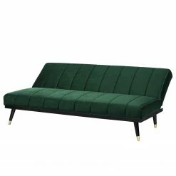 Jack & Alice Canapé convertible Lemming - Velours - Vert foncé -loftscape Boutique 1000176644 200327 14100900004 DETAILS P000000001000176644