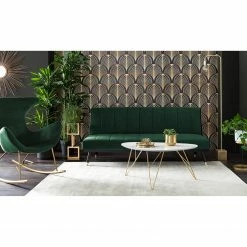 Jack & Alice Canapé convertible Lemming - Velours - Vert foncé -loftscape Boutique 1000176644 200406 16214400001 MOOD DETAILS P000000001000176644 mood