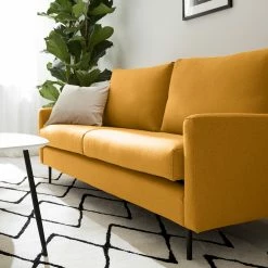 Fredriks Canapé Kenten I (2 places) - Tissu - Jaune -loftscape Boutique 1000176645 200414 13314900010 DETAILS P000000001000176645