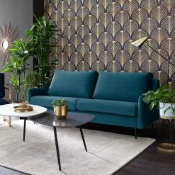 Fredriks Canapé Kenten II (2 places) - Velours - Bleu marine 19 Fredriks Canapé Kenten II (2 places) - Velours - Bleu marine -loftscape Boutique 1000176646 200408 14154300001 MOOD DETAILS P000000001000176646 mood