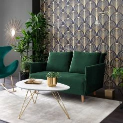 Jack & Alice Canapé convertible Lobau II - Velours - Vert foncé 22 Jack & Alice Canapé convertible Lobau II - Velours - Vert foncé -loftscape Boutique 1000176648 200408 14175800001 MOOD DETAILS P000000001000176648 mood