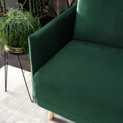 Jack & Alice Canapé convertible Lobau II - Velours - Vert foncé 33 Jack & Alice Canapé convertible Lobau II - Velours - Vert foncé -loftscape Boutique 1000176648 200408 14181000004 DETAILS P000000001000176648