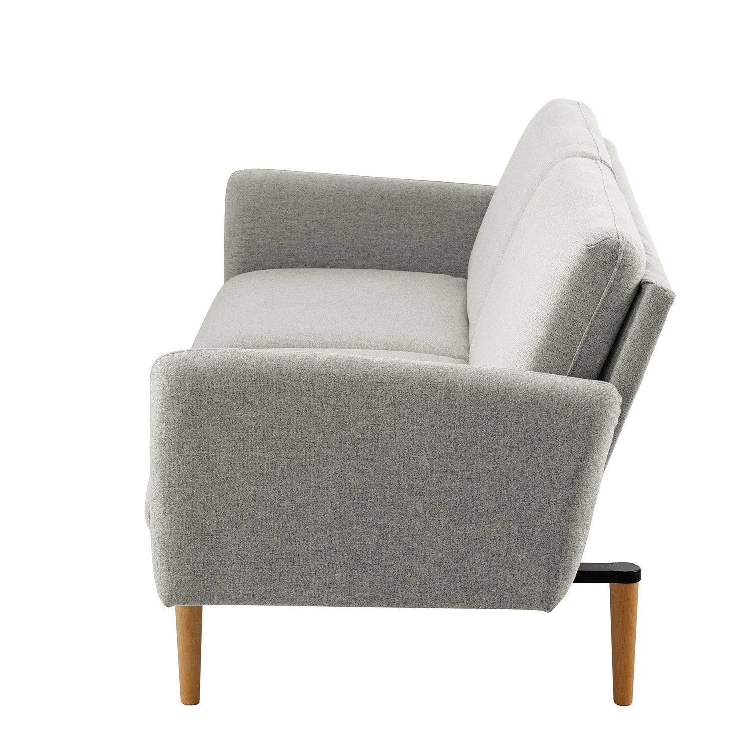 Maison Belfort Canapé convertible Lindoia - Tissu - Gris clair 9 Maison Belfort Canapé convertible Lindoia - Tissu - Gris clair – Image 7