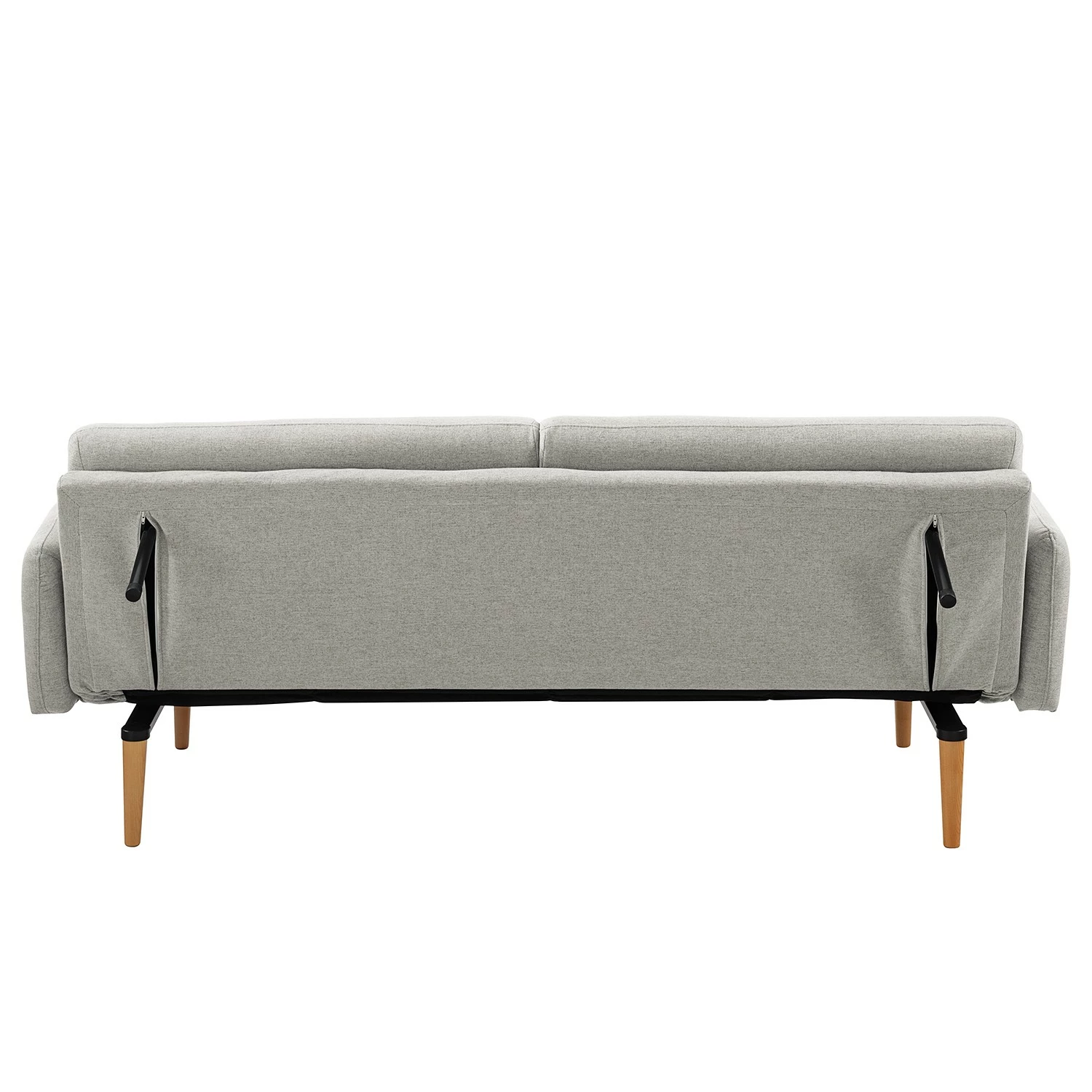 Maison Belfort Canapé convertible Lindoia - Tissu - Gris clair 11 Maison Belfort Canapé convertible Lindoia - Tissu - Gris clair – Image 9