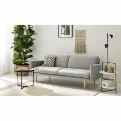 Maison Belfort Canapé convertible Lindoia - Tissu - Gris clair 21 Maison Belfort Canapé convertible Lindoia - Tissu - Gris clair -loftscape Boutique 1000176654 200409 13522600001 MOOD DETAILS P000000001000176654 mood