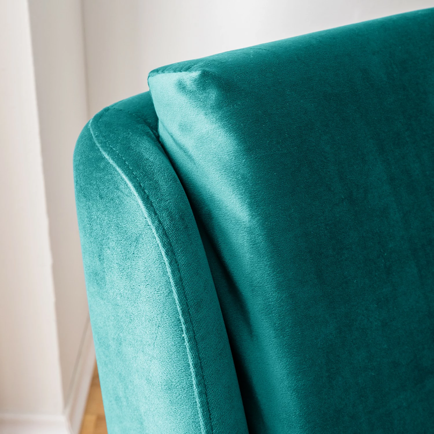 Mørteens Fauteuil Karnup - Velours - Bleu pétrole 13 Mørteens Fauteuil Karnup - Velours - Bleu pétrole – Image 11