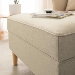 Mørteens Repose-pieds Boddin I - Tissu - Cappuccino -loftscape Boutique 1000176661 210504 13363000025 DETAILS P000000001000176661