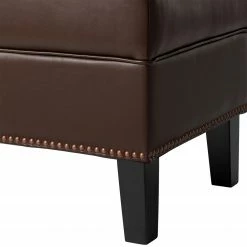 Maison Belfort Repose-pieds Migron - Imitation cuir - Marron -loftscape Boutique 1000176673 201026 16355400075 DETAILS P000000001000176673