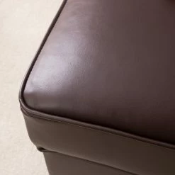 Maison Belfort Repose-pieds Migron - Imitation cuir - Marron -loftscape Boutique 1000176673 210504 13363600047 DETAILS P000000001000176673