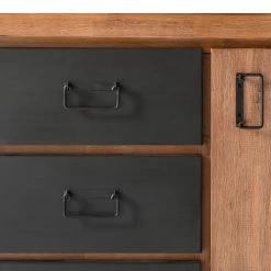 Ars manufacti Enfilade Manchester IV - Acacia massif / Métal - Acacia / Anthracite -loftscape Boutique 1000176686 200115 06054700011 DETAILS P000000001000176686