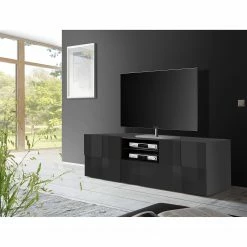 LC Spa Meuble TV Dama II - Anthracite brillant -loftscape Boutique 1000177731 201029 08402700369 MOOD DETAILS P000000001000177731 mood