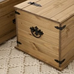 Maison Belfort Coffre Finca Rustica - Pin massif - Epicéa naturel -loftscape Boutique 1000178021 200507 14113200003 DETAILS P000000001000178021