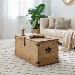 Maison Belfort Coffre Finca Rustica - Pin massif - Epicéa naturel -loftscape Boutique 1000178021 200511 13523600001 MOOD DETAILS P000000001000178021 mood