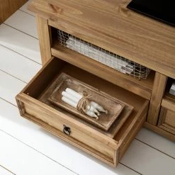 Maison Belfort Meuble TV Finca Rustica I - Pin massif - Epicéa naturel -loftscape Boutique 1000178024 200511 14284800007 DETAILS P000000001000178024