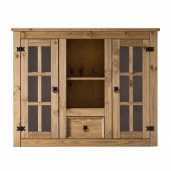 Maison Belfort Vitrine pour buffet Finca Rustica - Pin massif - Epicéa naturel -loftscape Boutique 1000178034 200221 14583500004 DETAILS P000000001000178034