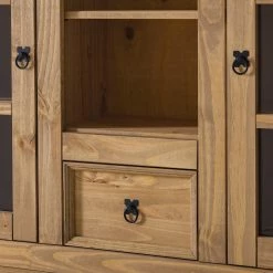 Maison Belfort Vitrine pour buffet Finca Rustica - Pin massif - Epicéa naturel -loftscape Boutique 1000178034 200221 14583500007 DETAILS P000000001000178034