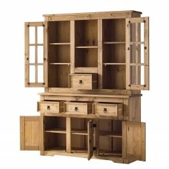 Maison Belfort Vitrine pour buffet Finca Rustica - Pin massif - Epicéa naturel -loftscape Boutique 1000178034 200221 14583500012 DETAILS P000000001000178034