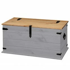 Maison Belfort Coffre Finca Rustica - Pin massif - Pin gris