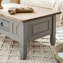 Maison Belfort Table basse Finca Rustica - Pin massif - Pin gris -loftscape Boutique 1000178040 200507 14231700003 DETAILS P000000001000178040