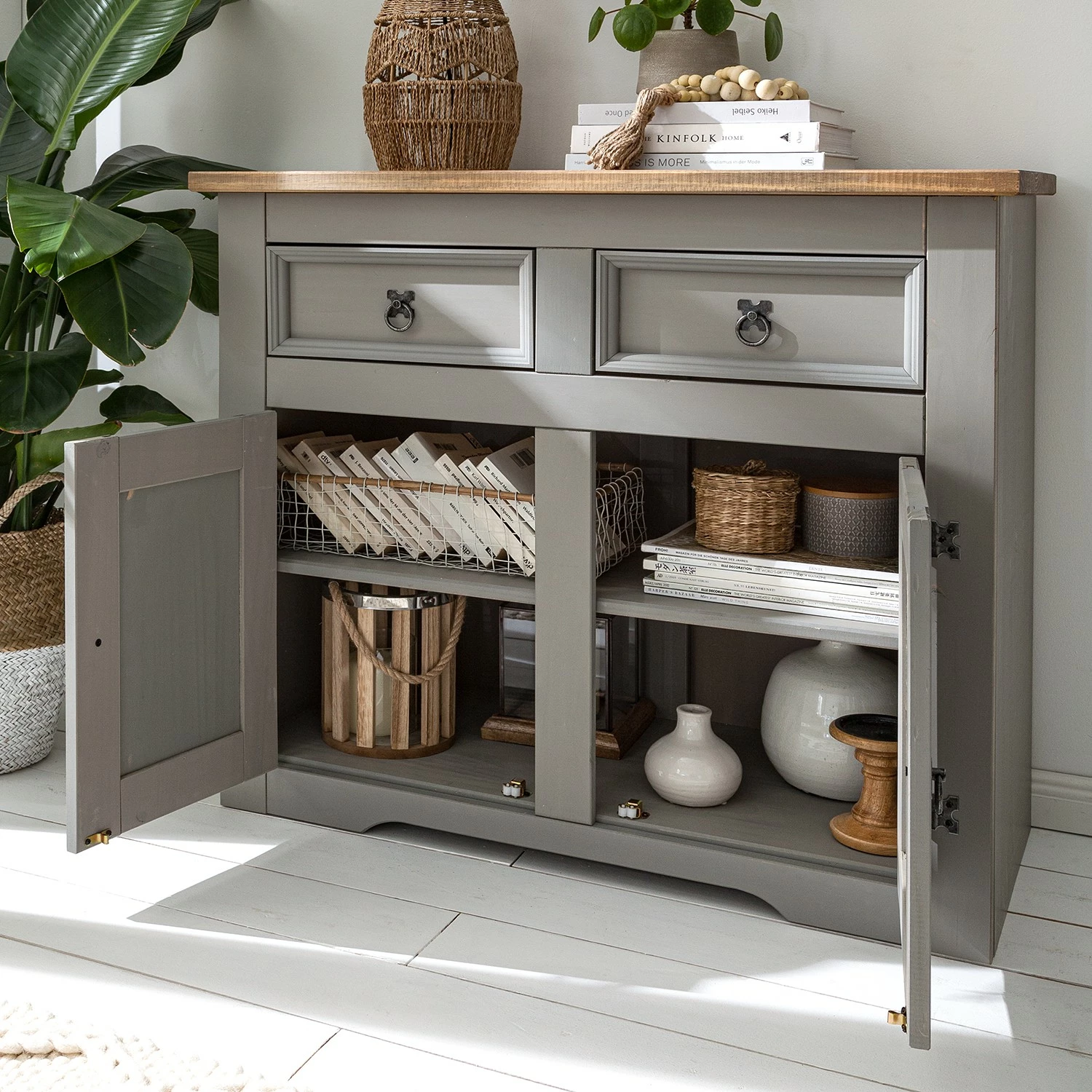 Maison Belfort Commode Finca Rustica I - Pin massif - Pin gris 11 Maison Belfort Commode Finca Rustica I - Pin massif - Pin gris – Image 9