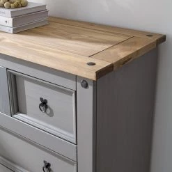 Maison Belfort Commode Finca Rustica II - Pin massif - Pin gris -loftscape Boutique 1000178050 200511 13150100015 DETAILS P000000001000178050