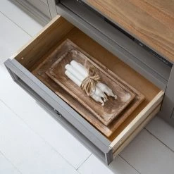 Maison Belfort Meuble TV Finca Rustica II - Pin massif - Pin gris -loftscape Boutique 1000178053 200507 14182300014 DETAILS P000000001000178053