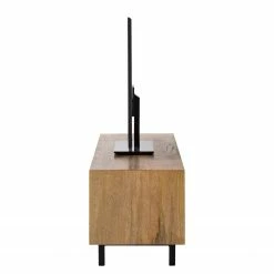 Ars manufacti Meuble TV Vina - Manguier massif / Rotin - Manguier / Noir -loftscape Boutique 1000178070 200225 13061200003 DETAILS P000000001000178070