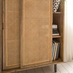 Ars manufacti Buffet haut Vina - Manguier massif / Rotin - Manguier / Noir 39 Ars manufacti Buffet haut Vina - Manguier massif / Rotin - Manguier / Noir -loftscape Boutique 1000178071 200324 13412700006 DETAILS P000000001000178071