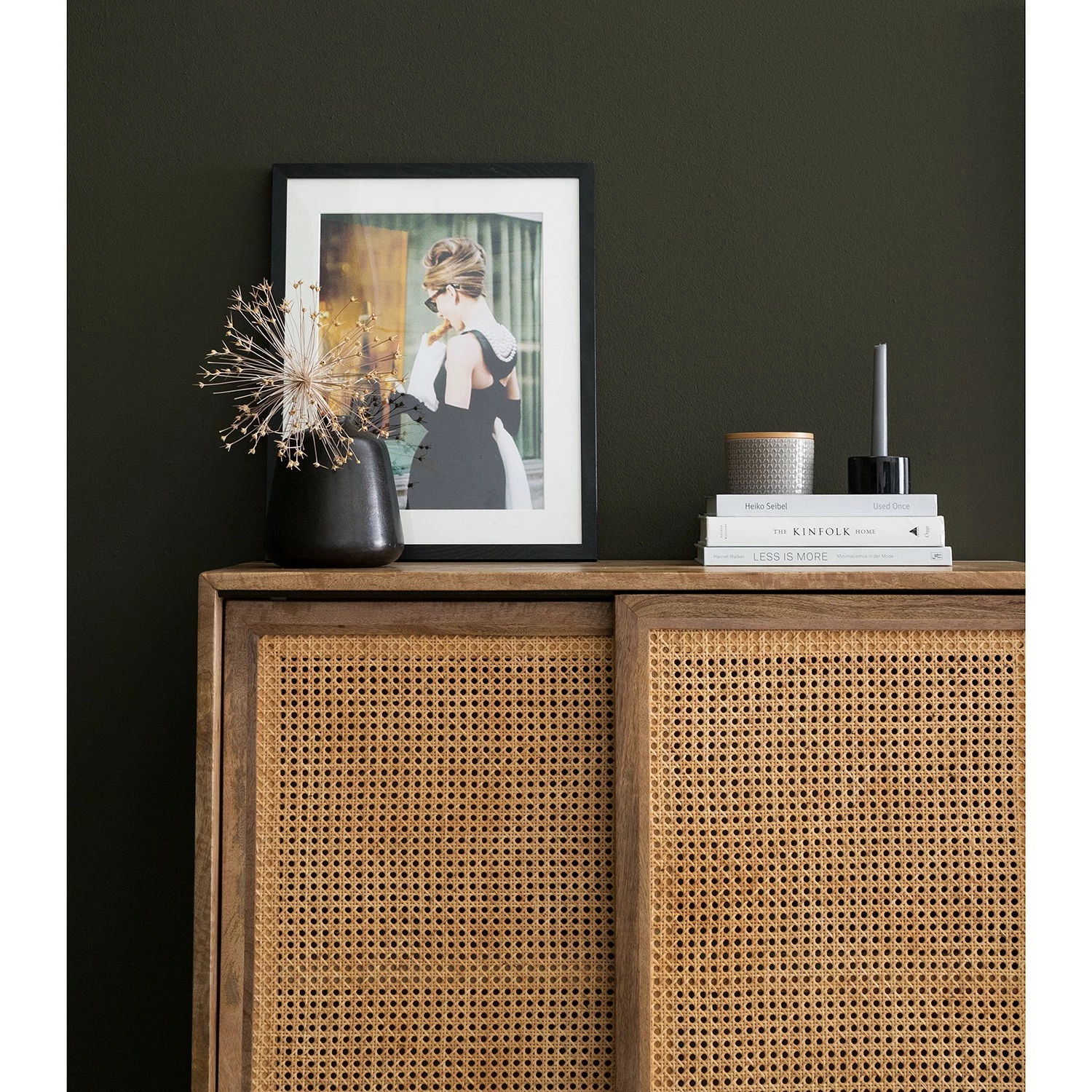 Ars manufacti Buffet haut Vina - Manguier massif / Rotin - Manguier / Noir 15 Ars manufacti Buffet haut Vina - Manguier massif / Rotin - Manguier / Noir – Image 13