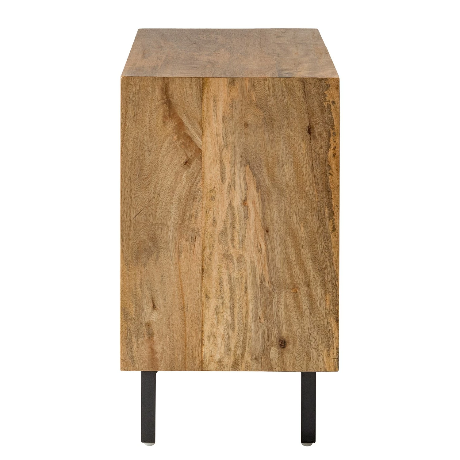 Ars manufacti Buffet Vina II - Manguier massif / Rotin - Manguier / Noir 7 Ars manufacti Buffet Vina II - Manguier massif / Rotin - Manguier / Noir – Image 5