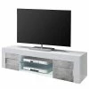LC Spa Meuble TV Easy - Blanc brillant / Imitation béton - Largeur : 181 cm 2 LC Spa Meuble TV Easy - Blanc brillant / Imitation béton - Largeur : 181 cm -loftscape Boutique 1000178259 201029 08515400556 IMAGE P000000001000178259