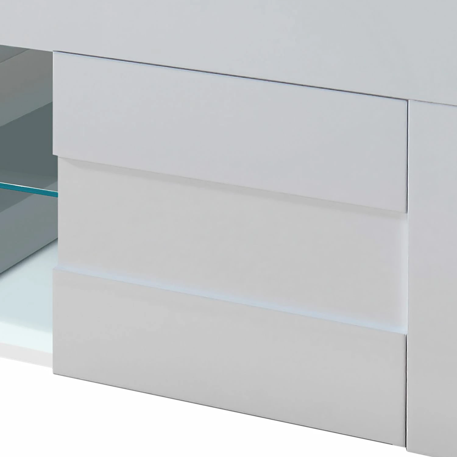 LC Spa Meuble TV Easy - Blanc brillant - Largeur : 181 cm 5 LC Spa Meuble TV Easy - Blanc brillant - Largeur : 181 cm – Image 3