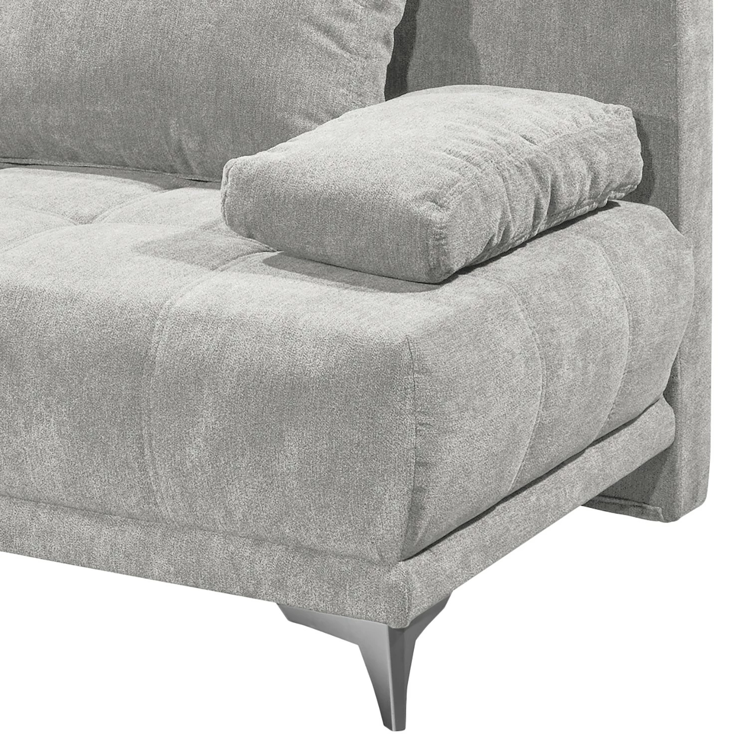 Loftscape Canapé convertible Carrum - Microfibre - Microfibre Ranu: Argenté 7 Loftscape Canapé convertible Carrum - Microfibre - Microfibre Ranu: Argenté – Image 5